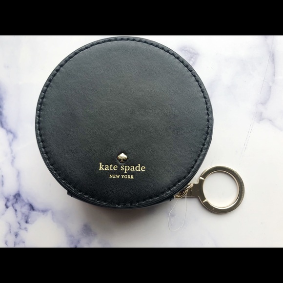 NWT Kate Spade Black Poppy Ooh La La Coinholder - Picture 6 of 8